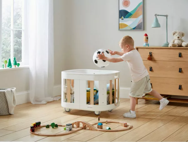 Multipurpose crib outlet