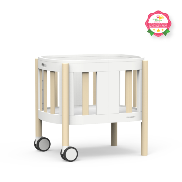 SBROUT 6 in 1 Multifunctional Baby Crib Cot Bundle KIKI SEBBY UK