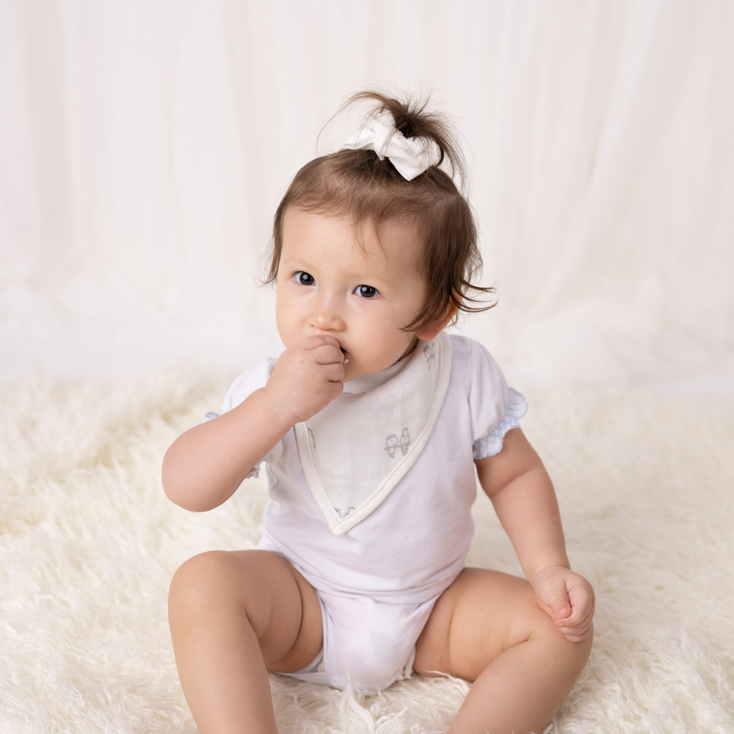 Six Layers Cotton Muslin Bandana Bibs - 3 pack